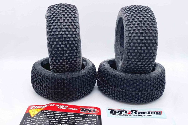 (TP330701T3) Pneu TPRO 1:8 Off-Road Racing MEGABLOCK Competition Long-Wear Soft T3 směs (4ks)