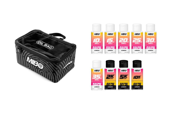 (MB-8001) MIBO sada olejů pro drift tlumiče/diferenciál vč. tašky
