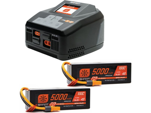 (SPMXPSS850I) Spektrum Smart Powerstage G2 Car 8S 5000mAh 4S IC5 (2ks), S2100