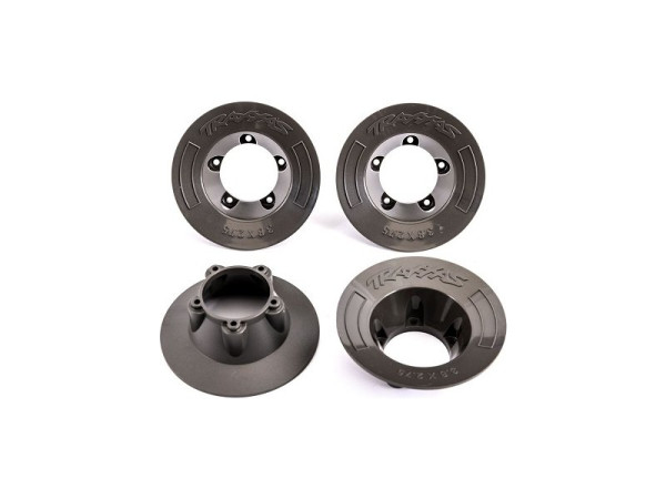 (TRA9569A) Traxxas poklice disku šedá (pro TRA9572) (4ks)