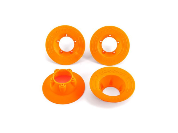 (TRA9569T) Traxxas poklice disku oranžová (pro TRA9572) (4ks)