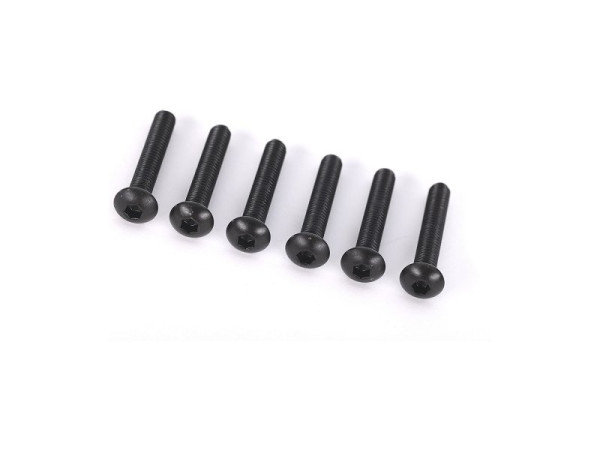 (TRA2455) Traxxas šroub imbus M4x24 půlkulatá hlava (6ks)
