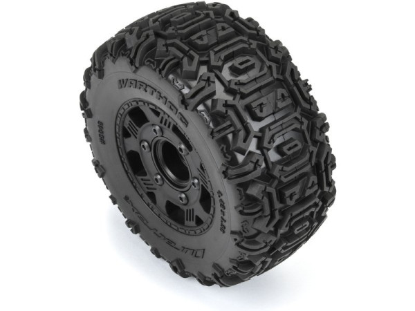 (DTX564610) Duratrax kolo 2.2"/3.0" Warthog H12/14mm černé (2ks)
