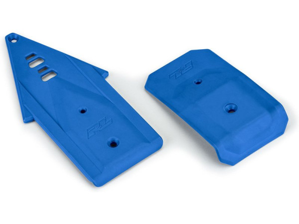 (PRO639506) Pro-Line kluzná deska přední a zadní Bash Armor modrá: Arrma 3S