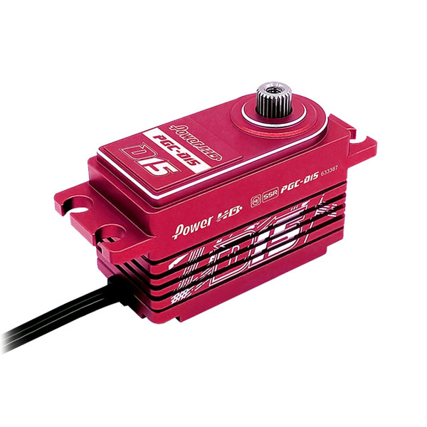 (PHD043) Servo Power HD D15 HV CNC Coreless Digital (Red) (1)