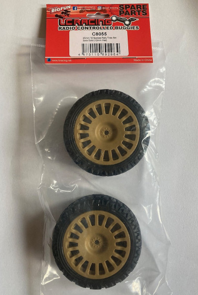 (LC8055) Kola rally 1:10 (zlatá) (2ks) (1)