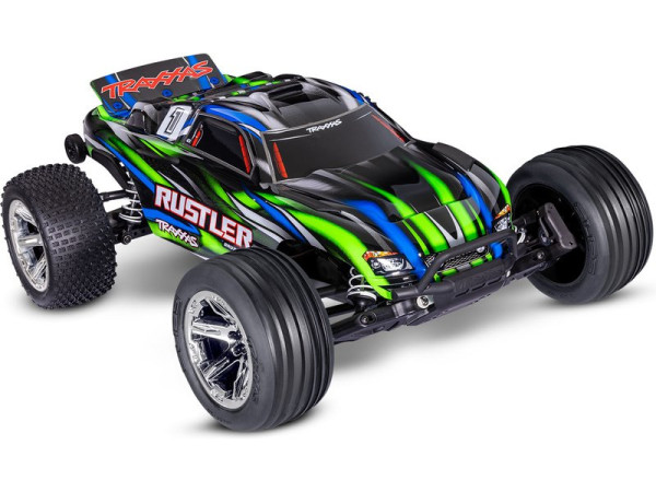 Traxxas Rustler 1:10 BL-2s RTR (zelený)