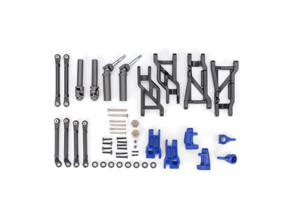 (TRA9181-BLUE) Traxxas konverzní sada podvozku HD modrá (pro Slash)