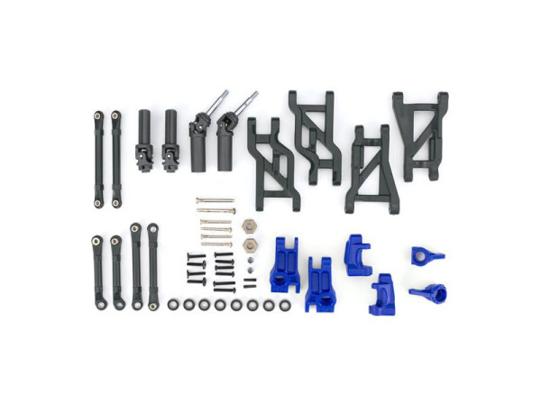 (TRA9182-BLUE) Traxxas konverzní sada podvozku HD modrá (pro Bandit a Drag Slash)