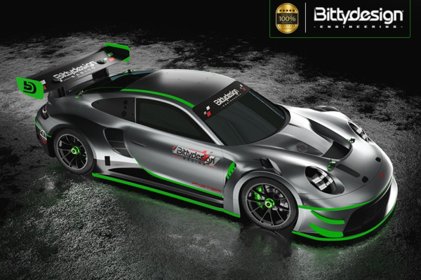 (BDGT-190PGT3R) Karoserie čirá P-GT3R 190mm