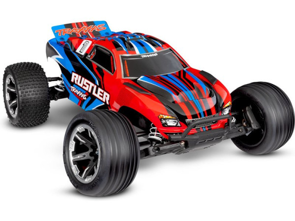 Traxxas Rustler 1:10 HD RTR (červený)