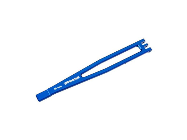 (TRA8327-BLUE) Traxxas držák baterie hliníkový modrý