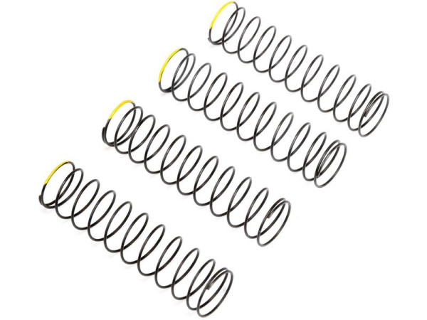 (LOS213015) Losi pružina tlumičů měkká, žlutá: Mini LMT (4ks) (1)