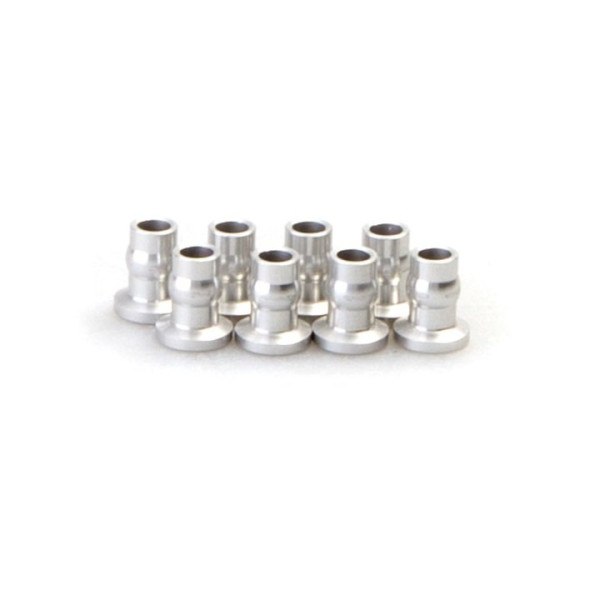 (GM0020042) Aluminum Shock End Ball 5x8.5mm Silver (8ks) (1)