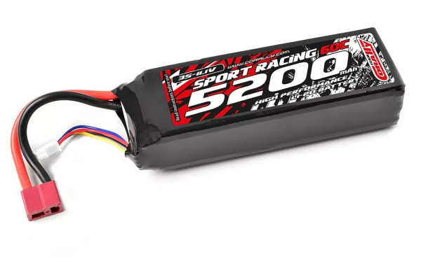 Sport Racing 50C - 5000mAh - 3S - 11,1V - T-Plug - Semi-Soft case (1)