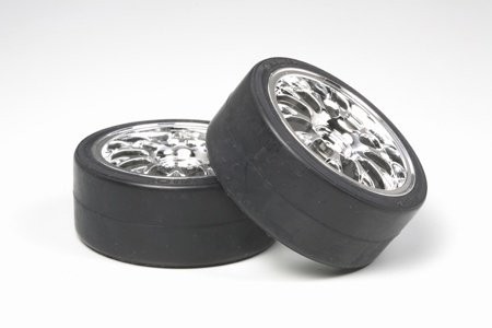 (53959) Tamiya drift pneu vč. disků (2ks)