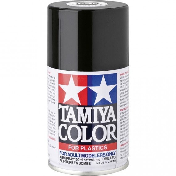 (TS14) Tamiya barva ve spreji Gloss Black (100ml)