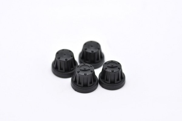 (AX8079) Kryt matky kola černý (4ks)