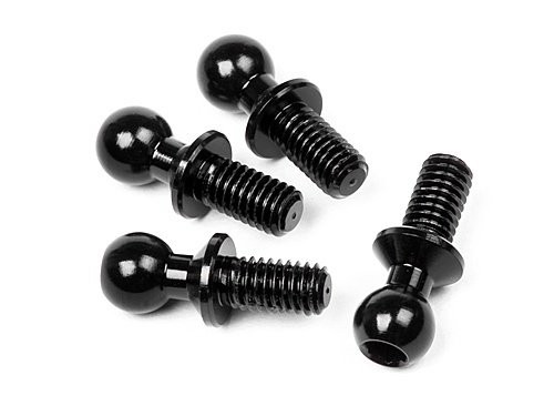 (67735) Aluminium Ball Stud 4.3x10.3mm (2mm Socket) (4ks)