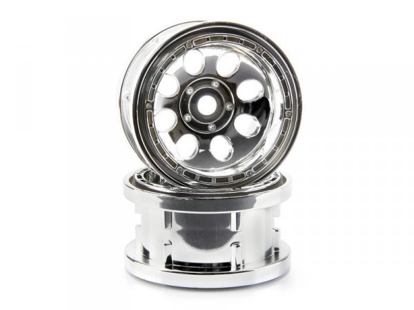 (3213) Disky Rock 8 Beadlock CHrome (2ks)