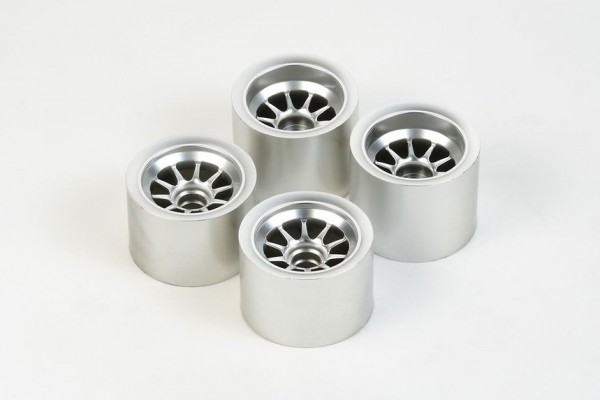 (54400) Tamiya F104 Metal Plated Wheels (2+2ks)