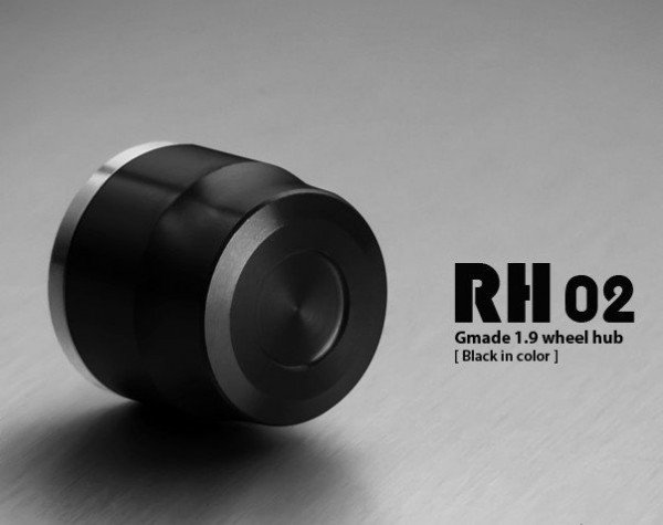 (GM70124) 1.9 RH02 Wheel Hubs (Black) (4ks)