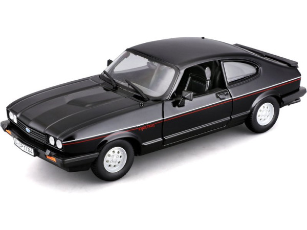 Bburago Plus Ford Capri 1982 1:24 černá (1)