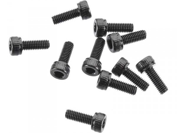 (AXA084) M3x8mm Cap Head (Black Oxide) (10ks)