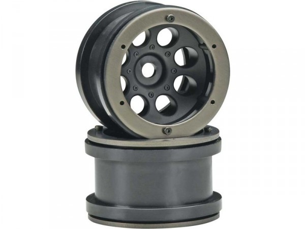 (AX8097) Disky 2.2 Beadlock 8-otvorů černý (2ks)