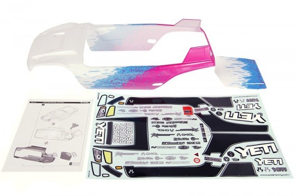 (AX31174) Y-380 karoserie .040 lakovaná Yeti