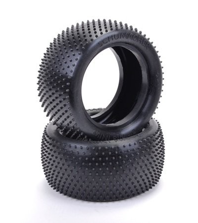 (U6804) Pneu Buggy Mini Pin 2 zadní (směs žlutá/yellow) (2ks)