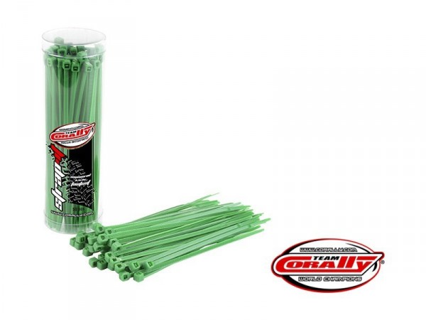 (C-50502) Kabelová stahovací páska 2.5x100mm zelená (50ks)
