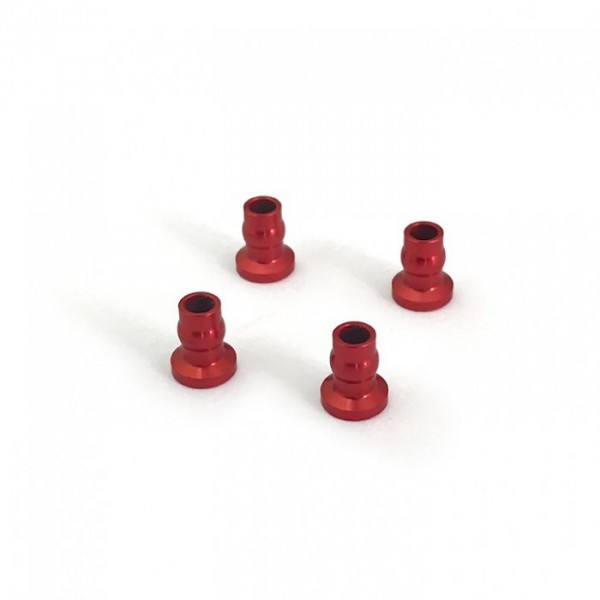 (GM0020097) Aluminum Shock Upper Ball 5x8.5mm Red (4ks)