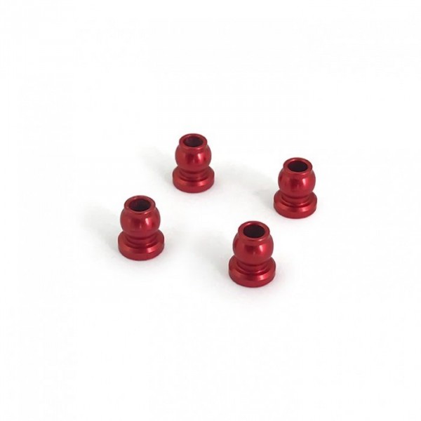 (GM0020095) Alu Shock Upper Ball 6x8.5mm Red (4ks)