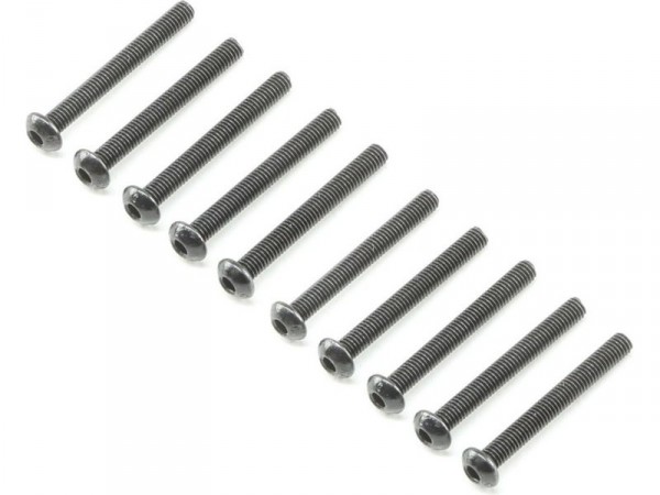 (LOS235024) Losi šroub Button Head M3x25mm (10ks)