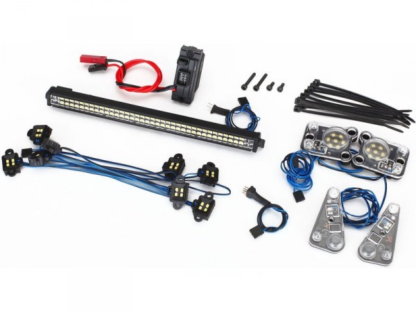 (TRA8030) Kompletní sada LED osvětlení Traxxas TRX-4 s napájecím zdrojem