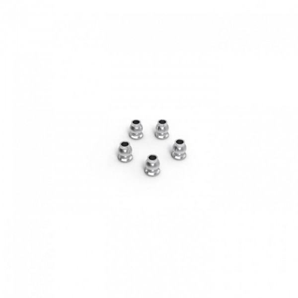 (GM30119) Alu Shock End Ball 5.8x7.3mm (Silver) (5ks)