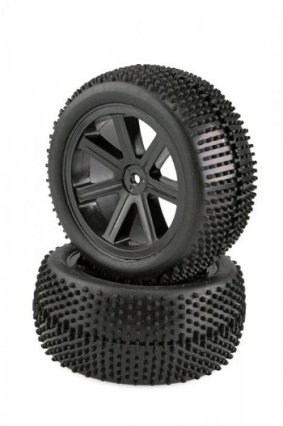 (122267) Kola buggy zadní LRP VTEC 1:10 nalepené (2ks)