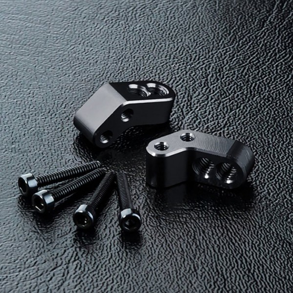 (MST820123-2BK) ATK Alum. Adjusting Base (Black) (2ks)