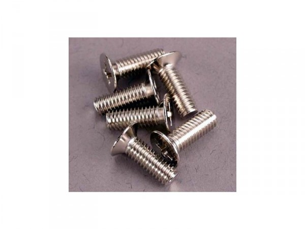 (TRA2548) Traxxas šroub křížový zapuštěná hlava zink. M4x12mm (6ks)