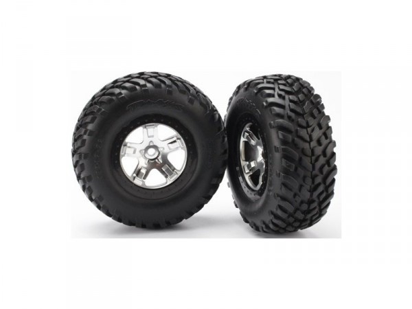 (TRA5873X) Kolo univ. Off-Road 2.2, saténový disk (2ks)