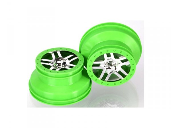 (TRA6872X) Disk kola univ. 2.2/3.0 SCT SS chrom/zelený (2ks)