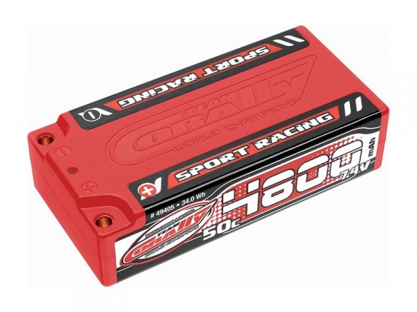(C-49405) Corally Sport Racing 7.4V LiPo 4800mAh 50C Short