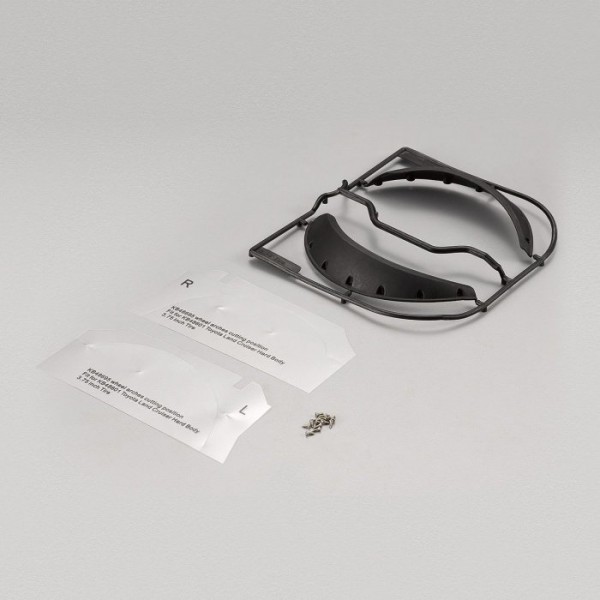 (KB48695) Lemy blatníků (pro pneu 3.75) pro karoserii Toyota LC70 (2ks)