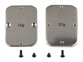 (AE92101) Ocelové závaží, 15g, 27g