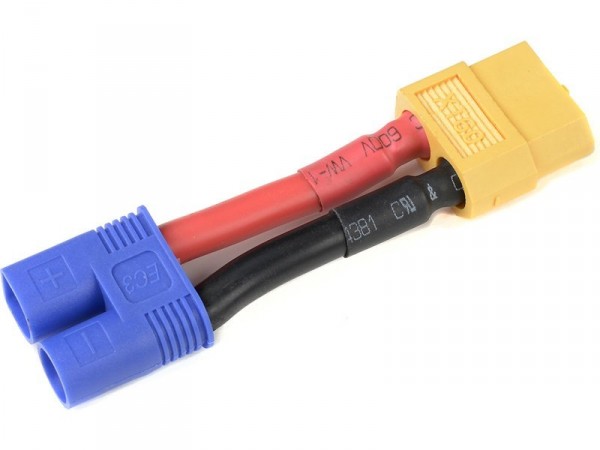 (GF-1301-106) Konverzní kabel EC3 samec - XT60 samice