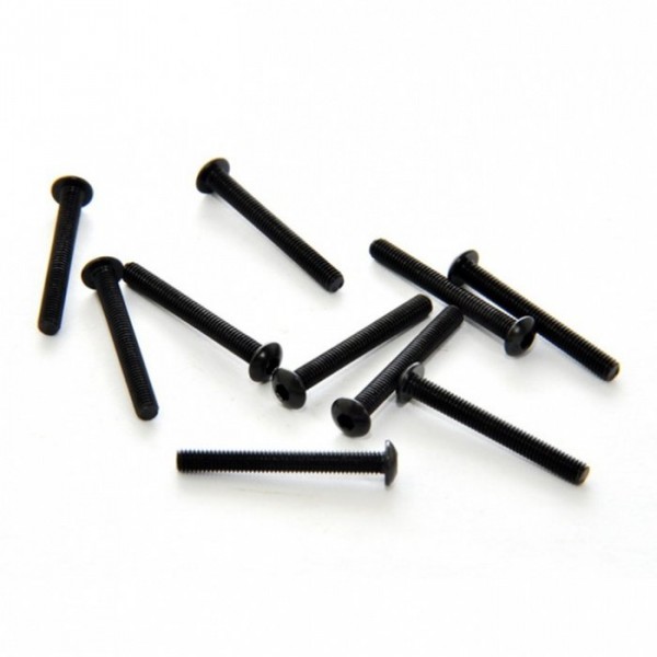 (H33325) Button Head Hex Screw M3x25mm (10ks)