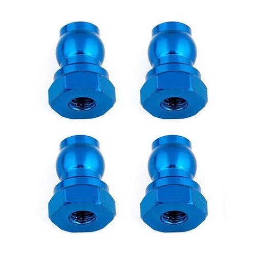 (AE91815) Vrchní modré hliníkové vložky tlumičů 10mm (4ks)
