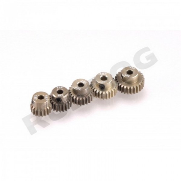 (RP-0045) Pastorky hliníkové modul 48DP 18,20,22,24,26T 3.17mm