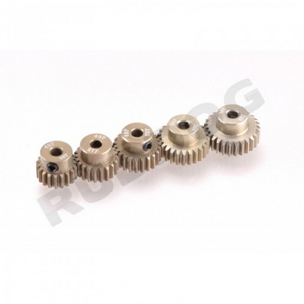 (RP-0046) Pastorky hliníkové modul 48DP 19,21,23,25,27T 3.17mm